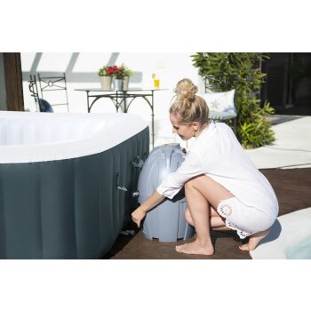 Bestway Whirlpool Lay-Z-Spa Ibiza Air Jet Pool 180x180x66 cm Wellness Heizung