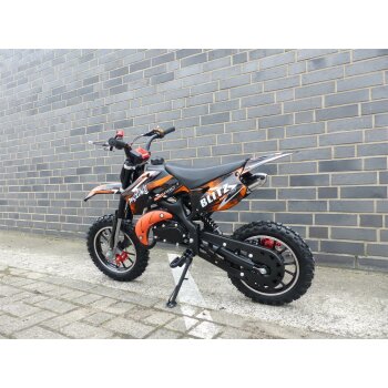 Pocketbike Dirtbike Pocket Cross 49cc Kinder Cross Crossbike KXD 708 Orange