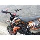 Pocketbike Dirtbike Pocket Cross 49cc Kinder Cross Crossbike KXD 708 Orange