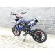 Pocketbike Dirtbike Pocket Cross 49cc Kinder Cross Crossbike KXD 708 Blau