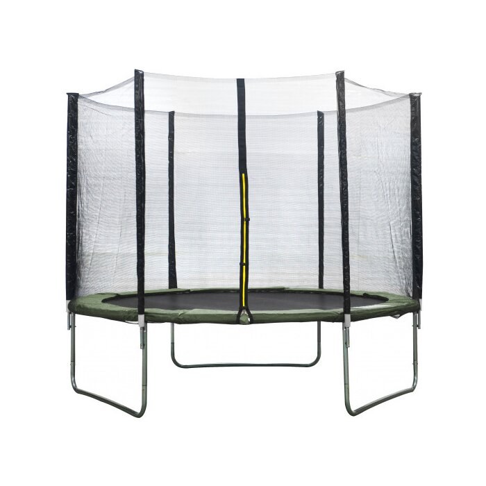 Trampolin 305 cm Gartentrampolin Kindertrampolin Outdoor Komplettset Set Grün