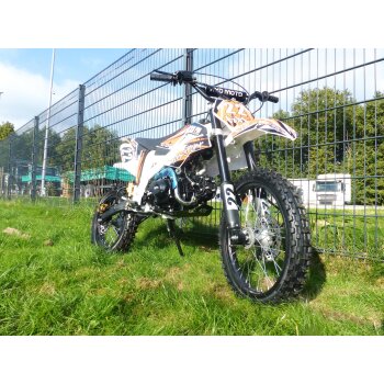 125ccm Dirtbike Pitbike KXD 612 4Takt Automatik 17/14 Enduro Cross Motorrad