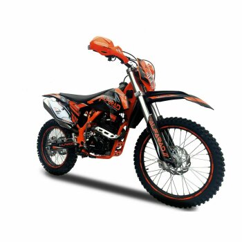 250ccm Dirtbike Vollsross Enduro Pitbike Crossbike Cross 16PS 21/19 Zoll 2024