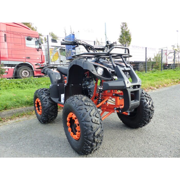 125ccm Quad ATV Kinder Pitbike 4 Takt Motor Quad ATV 8 Zoll KXD ATV 006 Orange