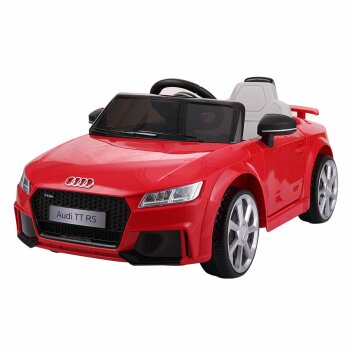 Audi TT RS Elektro Kinderauto 12V, 2x Motoren mit Fensteuerung MP3 USB Rot BASTLERFAHRZEUG