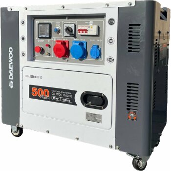 Daewoo Stromgenerator Dieselgenerator 8.1kVA Notstromaggregat 36 Ah  498cc 15PS B-WARE